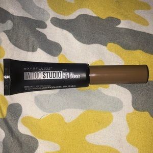 Maybelline tattoo studio brow gel medium brown